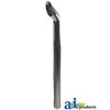 A & I Products Chrome Exhaust Stack, Curved, 42" Long, Slotted 2 1/2" ID 47" x7" x7" A-L102236CHR